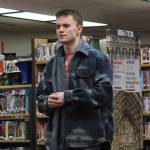 Jeren Nash addresses students during Luke Hermans government class at Soldotna High School on Thursday, Feb. 8, 2024 in Soldotna, Alaska. (Ashlyn OHara/Peninsula Clarion)