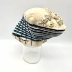 Shell Book I is crafted by artist Karyn Murphy with coptic binding and four types of paper. Photo provided by Karyn Murphy