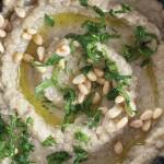 Eggplants, garlic, lemon juice and tahini make up this recipe for baba ghanouj. (Photo by Tressa Dale/Peninsula Clarion)