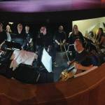 Homer community members volunteer their time to the orchestra pit for the high school production of Guys and Dolls at the Mariner Theater. (Photo provided by Jennifer Norton)