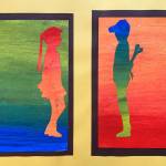 Cut Paper Painting by Zada Lockwood is on display in Homer Council on the Arts Jubilee Youth Exhibit through April. Photo provided by Homer Council on the Arts