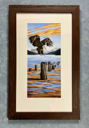 Sunlit Landing, a painting by Courtenay Birdsall Clifford, is showcased at the Art Shop Gallery. Photo provided by the Art Shop Gallery