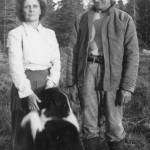 Photo courtesy of Katie Matthews
Nell and Homer Crosby were early homesteaders in Happy Valley. Although they had left the area by the early 1950s, they sold two acres on their southern line to Rex Hanks.