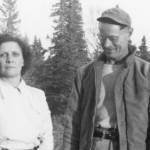 Nell and Homer Crosby were early homesteaders in Happy Valley. Although they had left the area by the early 1950s, they sold two acres on their southern line to Rex Hanks. (Photo courtesy of Katie Matthews)