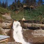 After homesteading on Happy Creek in 1946, Rex Hanks built a sawmill below the falls near the Cook Inlet beach. (Rex Hanks photo courtesy of Katie Matthews)