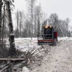 Winter is the time for fuel break projects. (Photo by Jeff Bouschor/USFWS)