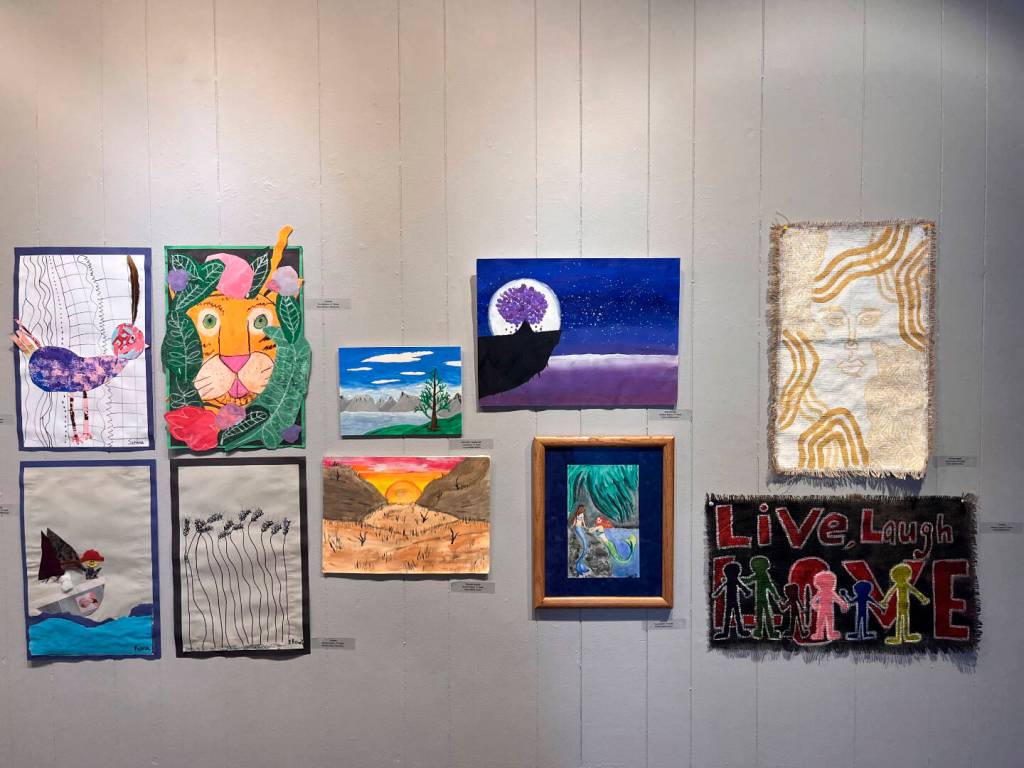 Art by local Homer youth participating in Homer Council on the Arts annual Jubilee youth art exhibit is on display through April. Photo provided by Homer Council on the Arts