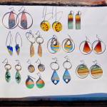 Enamel jewelry by Ashley Lohr is on display through May at the Art Shop Gallery in Homer, Alaska. Photo provided by the Art Shop Gallery