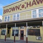The Brown & Hawkins building is photographed in Seward, Alaska, on Saturday, April 20, 2024. (Photo by Erin Thompson/Peninsula Clarion)