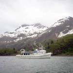 Onboard R/V Island C to clean up marine trash and honor Alaskaճ astounding beauty. (Photo by Sarah Conlin/NPS)