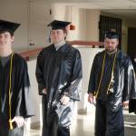Graduates of Kenai Peninsula College proceed into the 54th Annual Kenai Peninsula College Commencement Ceremony at Kenai Central High School in Kenai, Alaska, on Thursday, May 9, 2024. (Jake Dye/Peninsula Clarion)