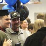 Graduates celebrate with their friends and loved ones after Connections Homeschools commencement ceremony on Thursday, May 16, 2024 in Soldotna, Alaska. (Ashlyn OHara/Peninsula Clarion)