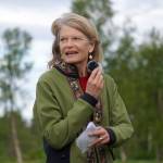 Sen. Lisa Murkowski speaks at the ribbon cutting for the Kenai River Bluff Stabilization Project on the bluff above the Kenai River in Kenai, Alaska, on Monday, June 10, 2024. (Jake Dye/Peninsula Clarion)