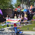 The Homer Pride Liberation Walk concludes at the Liberation Celebration in the Kachemak Bay Campus parking lot on Saturday, June 15, 2024, in Homer, Alaska. (Delcenia Cosman/Homer News)