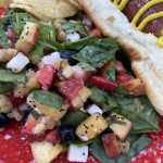 This summer salad is sweet and refreshing, the perfect accompaniment to salty meat and chips. (Photo by Tressa Dale/Peninsula Clarion)