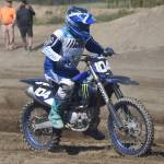 Soldotnas Shane Mullican competes in Vet Intermediate at Alaska State Motocross Race #4 at Twin City Raceway in Kenai, Alaska, on Sunday, June 16, 2024. (Photo by Jeff Helminiak/Peninsula Clarion)
