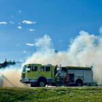 Homer Volunteer Fire Department works to extinguish an abandoned building on Lake Street on Friday, June 21, in Homer, Alaska. (Photo by Christina Whiting/courtesy)