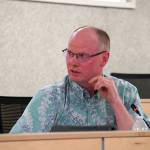 Assembly member Brent Hibbert speaks during a meeting of the Kenai Peninsula Borough Assembly in Soldotna, Alaska, on Tuesday, June 18, 2024. (Jake Dye/Peninsula Clarion)