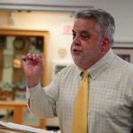 Duane Bannock speaks to the Kenai Peninsula Borough Assembly in Soldotna, Alaska, on Tuesday, June 18, 2024. (Jake Dye/Peninsula Clarion)