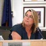 Kelley Cizek speaks during a meeting of the Kenai Peninsula Borough School Districts Board of Education in Soldotna, Alaska, on Monday, July 1, 2024. (Jake Dye/Peninsula Clarion)
