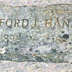 Wilford Hansen, whose headstone is pictured here, was the owner of the Hilltop Bar and Café when the shoot-out occurred in December 1967, and he was the most seriously injured. (Image from findagrave.com)