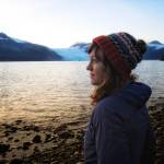 Homer artist Whitney Dahl is photographed at Aialik Bay in September 2023. Photo provided by Whitney Dahl