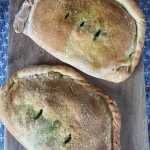 Photo by Tressa Dale/Peninsula Clarion
Calzones stuffed with arugula pesto and cheese make for a fun summer meal.