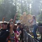 Delcenia Cosman/Homer News
Concertgoers dance at Glitterfoxs Salmonfest performance at the River Stage Amphitheater on Sunday, Aug. 4<ins>, 2024,</ins> in Ninilchik<ins>,</ins> <ins>Alaska</ins>.