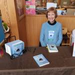 Homer author Susan Pope attends a book signing for Rivers and Ice in May 2024 at River City Books in Soldotna, Alaska. Photo provided by Susan Pope