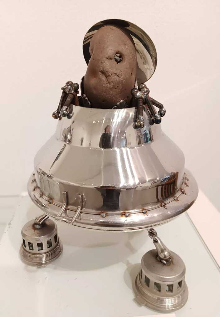 Rocky Landing is a mixed media work by Don Henry, on display through September at Fireweed Gallery in Homer, Alaska. Photo provided by Fireweed Gallery