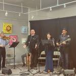 Paris Chansons perform Sunday, Sept. 15 at Homer Council on the Arts as part of the Alaska World Arts Festival. (Emilie Springer/ Homer News)