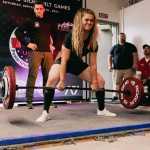 Annalynn Brown performs a deadlift during the Iron Built Games, a nationwide power lifting competition, on Saturday, Sept. 14, 2024, in Anchorage, Alaska. Photo by Marc Marmeto