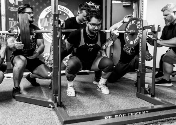 Tyler Warren participates in the Iron Built Games, a nationwide power lifting competition, on Saturday, Sept. 14, 2024, in Anchorage, Alaska. Photo provided by Tyler Warren