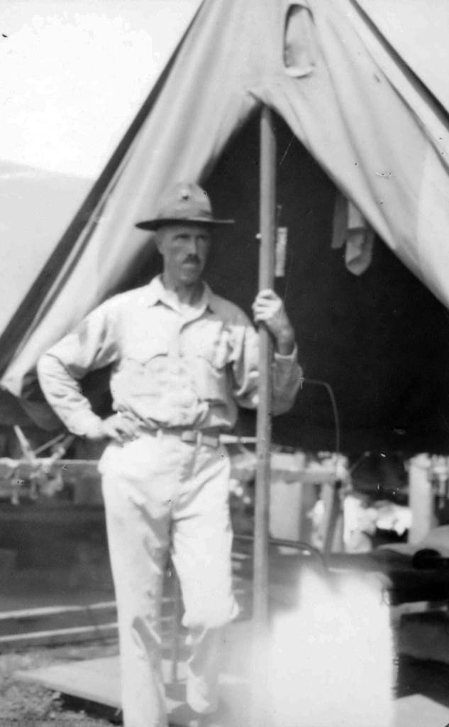 Photo courtesy of the Nutter Family Collection
According to a caption on the back of this photograph, this is Warren Melville Nutter as a U.S. Marine in Campo de Marte (Havanna, Cuba) in the late 1920s. Nutter served with the Marines primarily in Nicaragua.