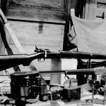 This is a display of some of the hunting items that Warren Melville Nutter carried when he moved to Alaska in the summer of 1930. (Photo courtesy of the Nutter Family Collection)