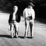 Photo courtesy of the Nutter Family Collection
In 1954, David Nutter (right) and his younger half-brother Frank Gwartney were ready for their first day of school in Sitka.