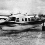 Photo courtesy of the Galliett Family Collection
This is the 42-foot Aero Grand Commander, owned by Cordova Airlines, that crashed into Tustumena Lake in 1965.