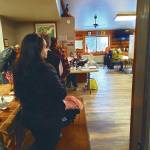 Voters wait in line to receive their ballots at the Anchor Point Community and Senior Center, the polling location for the Anchor Point precinct, on Tuesday, Nov. 5<ins>, 2024, in Anchor Point, Alaska</ins>. (Delcenia Cosman/Homer News)