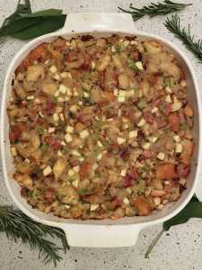 Photo by Tressa Dale/Peninsula Clarion
Make-ahead stuffing helps take pressure off Thanksgiving cooking.