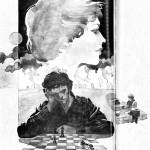 This illustration by John Fretz accompanied an article entitled Anne: A True Story in the November 1978 issue of Alaskafest, an in-flight magazine for Alaska Airlines. The story, designed as a romance, also concerned the death of Mitch Gyde, who drowned in Tustumena Lake in September 1975.