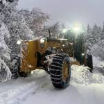 City of Homer Public Works employee Andrew Williamson plows city roads during the snow storm that occurred on Friday, Dec. 13, 2024, in Homer, Alaska. Photo courtesy of Mike Zelinski