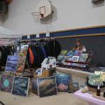 Artworks and other items are on display at the Procrastinators Fair on Saturday, Dec. 21<ins>, 2024,</ins> at Christian Community Church in Homer<ins>, Alaska</ins>. (Delcenia Cosman/Homer News)