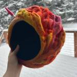 Quench is a needle-felted wool work in progress by Jenna Gerrety, will be on display at Homer Council on the Arts in Homer, Alaska, as part of their community collaborative exhibit, Women in Science. Photo provided by Jenna Gerrety