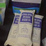 Free naloxone is offered by several providers at the annual Community Resource Connect event at the SPARC in Homer, Alaska on Tuesday, Jan. 28, 2025. (Chloe Pleznac/Homer News)