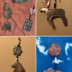 Copper charms by Karianna Ford are on display at Ptarmigan Arts in Homer, Alaska. Photo provided by Ptarmigan Arts