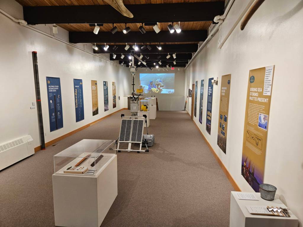 Bering Sea Storms: Past to Present, an exhibit at the Pratt Museum in Homer, Alaska, features data gathered during a 2022 research trip transiting the Aleutian Islands in order to help further understand the historic record of extreme storm events. Photo provided by the Pratt Museum