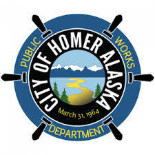 Logo for the City of Homer Public Works Department. Photo courtesy of the City of Homer