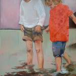 An untitled oil painting by Kenai artist Abbey Ulen is on display in her solo exhibit at Homer Council on the Arts through March 2025 in Homer, Alaska. Photo provided by Homer Council on the Arts