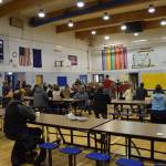 Parents and community members watch the Chapman Eagle Ensemble perform on Wednesday, Feb. 25 at Chapman School in Anchor Point. (Chloe Pleznac/Homer News)