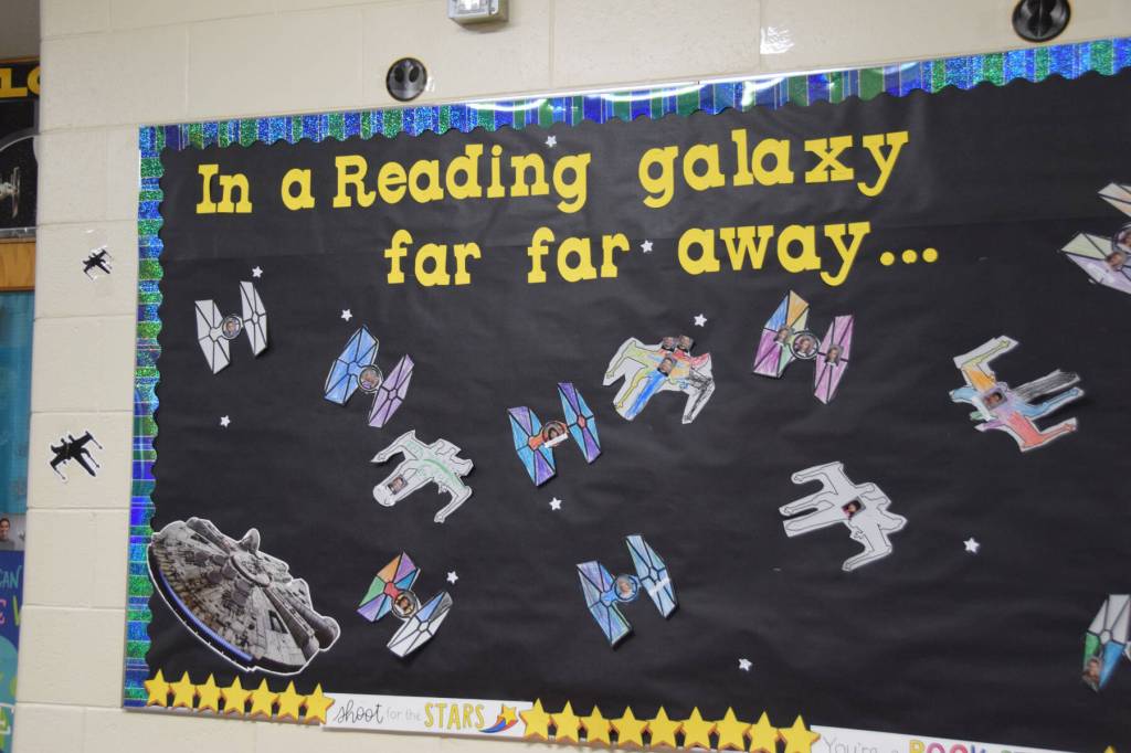 A poster hangs in Paul Banks Elementary School on Feb. 28, 2025. (Chloe Pleznac/Homer News)